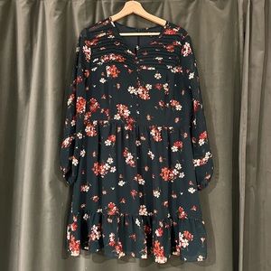 Floral sleeve dress | Madewell